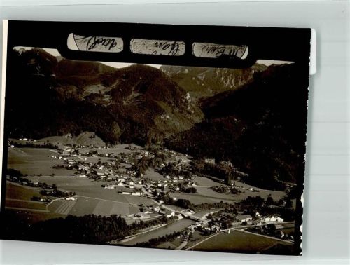 Staudach-Egerndach Fliegeraufnahme Ort handschrfitlich Foto Original aus Archiv eines Ansichtskartenverlags