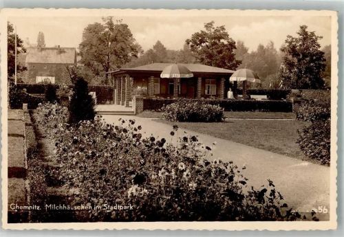 Chemnitz Gasthaus Milchhäuschen im Stadtpark