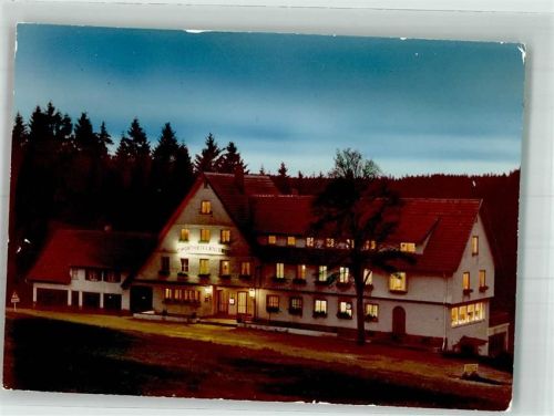 Kniebis Sporthotel Kniebis bei Nacht Foto Original aus Archiv eines Ansichtskartenverlags