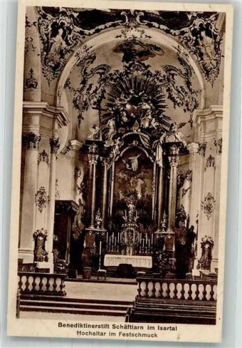 Schäftlarn Kirche Benediktinerstift Hochaltar