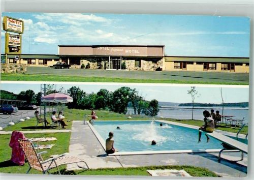Quebec 1976 Hotel Motel Seigneurie Schwimmbad