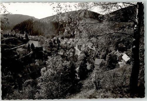 Wildemann Panorama des Ortes mit Maria-Magdalenen-Kirche Foto Original aus Archiv eines Ansichtskartenverlages Ort handschriftlich