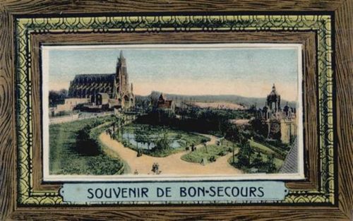 Bonsecours Bonsecours (Frankreich) Leporello Kirche I-II