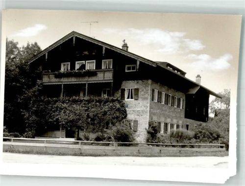 Brannenburg Pension Landhaus Ort handschriftlich Foto Original aus Archiv eines Ansichtskartenverlages