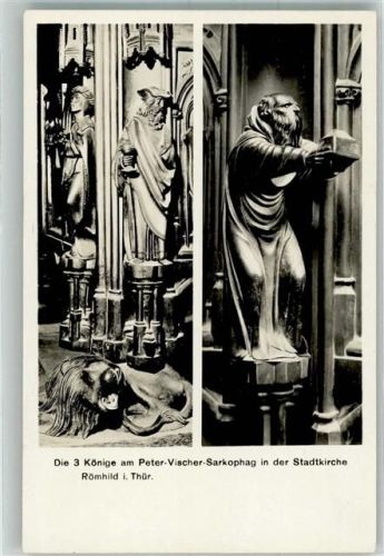 Römhild Kirche 3 Könige am Peter Vischer Sarkaphag