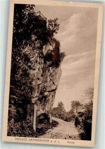 Oranienstein 1922 Schloss Oranienstein Punta