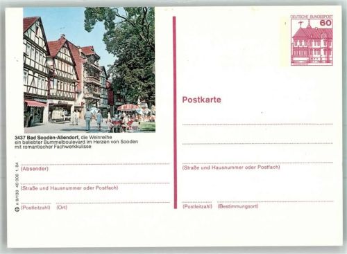 Bad Sooden-Allendorf Fachwerkhäuser an der Weinreihe