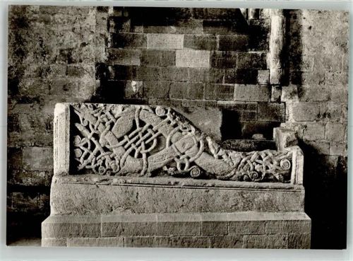 Frühchristliche Steine I No. IX/10 Cashel Sarkophag Cormac's-Kapelle Irland Fotograf Karl Hublow Konstanz
