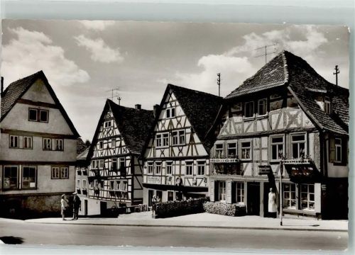 Buchen 1967 Fachwerkhäuser Foto AK