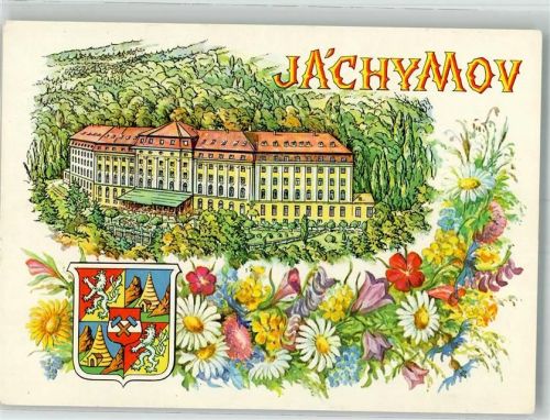 Jáchymov 1976 Sanatorium Wappen