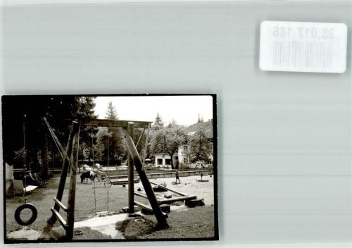 Nußdorf Garten mit Pony vom Cafe Heuberg Foto Original aus Archiv eines Ansichtskartenverlages Ort handschriftlich