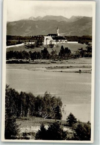 Reutberg 1932 Kirchsee mit Franziskanerinnenkloster Verlag August Zerle No. 14743
