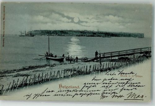 Helgoland 1899 Düne