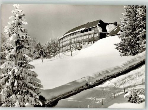 79868 W7828 Falkau Winter Kindergesundungsstätte Schuppenhörnle Krankenhaus