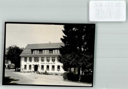 79733 W7883 Görwihl FOTO KEINE AK Gasthaus zum deutschen Hof Ort handschriftlich Foto Original aus Archiv eines Ansichtskartenverlages