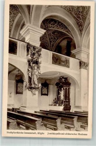 Immenstadt Stadtpfarrkirche Josefskapelle Madonna