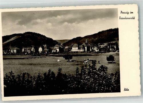 Pressig 1938 Panorama des Ortes
