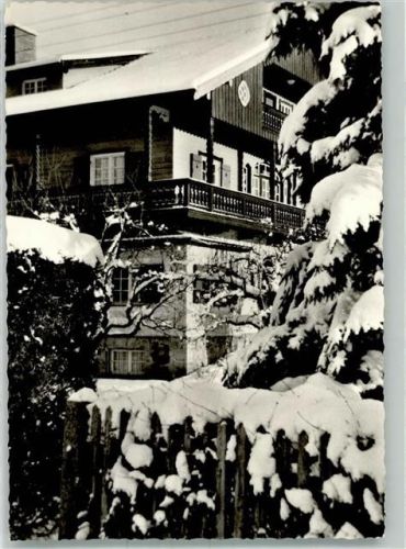 Degerndorf 1965 Pension St. Johann am Wendelstein Winter