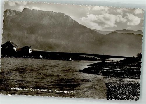 Oberaudorf Innbrücke Kaisergebirge