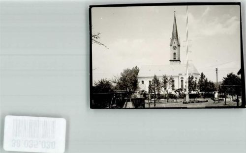 Irschenberg Kirche Foto Original aus Archiv eines Ansichtskartenverlages
