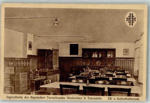 Traunstein 1926 Pension Jugendheim des Bayr. Turnerbundes Neukirchen