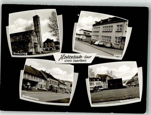 Hostenbach Kirche Straße Denkmal Ehrenmal Schule