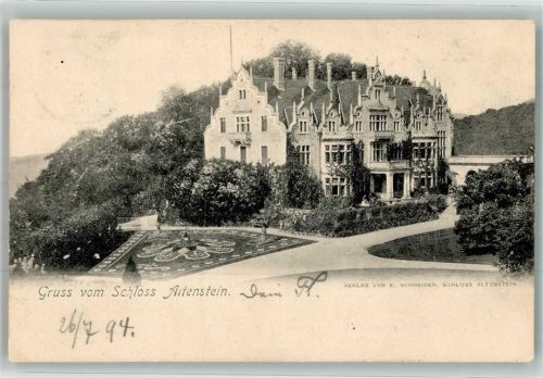 Altenstein 1904 Schloss