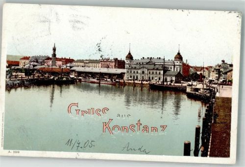Konstanz 1905 Hafen