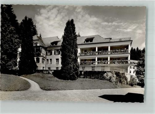 Überruh Sanatorium Foto Original aus Archiv eines Ansichtskartenverlages