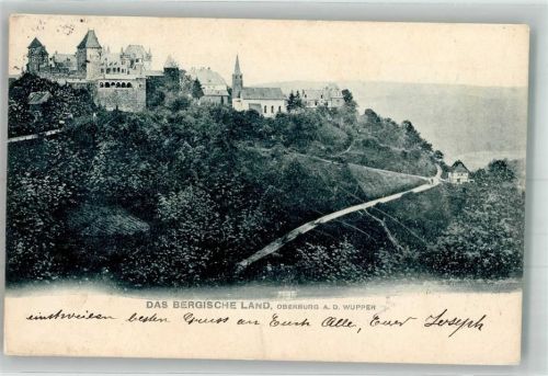 Burg 1906 Stammburg der Herzöge von Berg Verlag Zedler & Vogel 3301