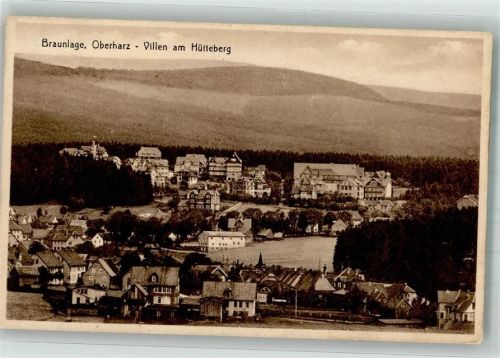 Braunlage 1930 Villen am Hütteberg