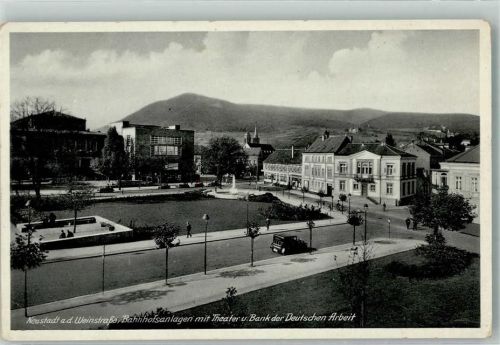 Neustadt Bahnhofs- Anlagen Theater Bank der Deutschen Arbeit Auto
