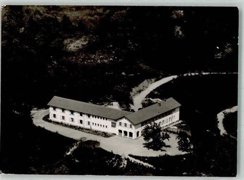 Lindenfels 1956 Fliegeraufnahme Albert Schweitzer Haus