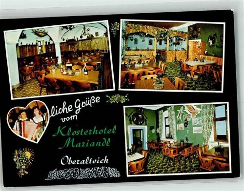 Oberalteich Klosterhotel Mariandl mit Gasthaus Klosterbräustüberl Tracht