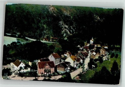 Treseburg Panorama des Ortes