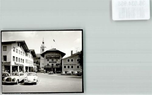 Miesbach VW Käfer Mercedes Foto Original aus Archiv eines Ansichtskartenverlages