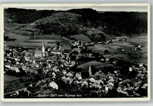 Dietfurt 1938 Fliegeraufnahme Foto AK