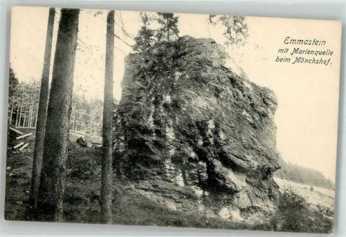 Ilmenau 1908 Emmastein Marienquelle Mönchshof