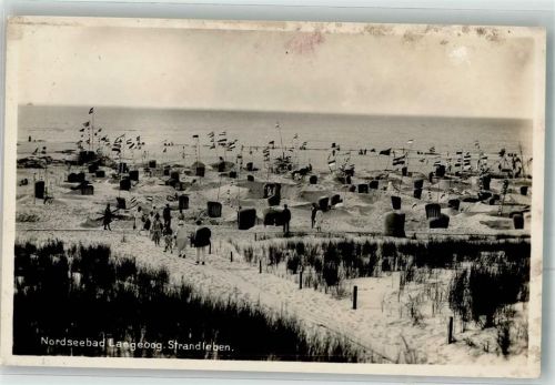 Langeoog Strandleben unter bunten Wimpeln Verlag Julius Simonsen 37117