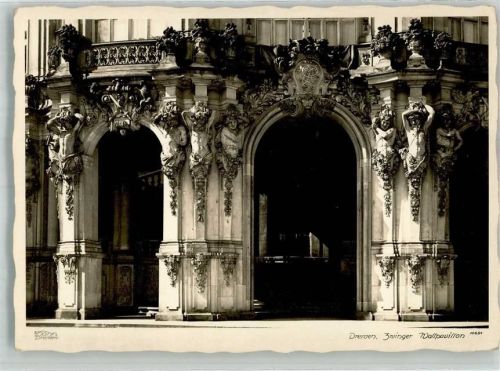 Dresden Zwinger Wallpavillon Fotograf Walter Hahn