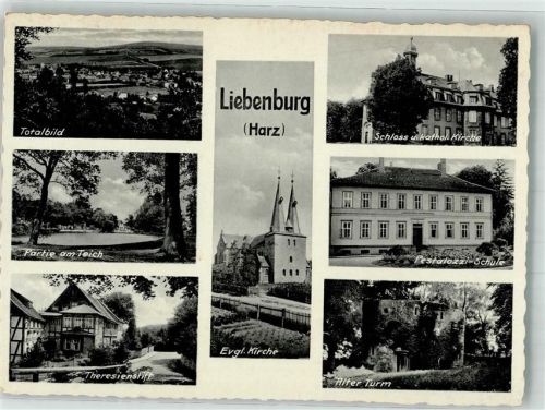 Liebenburg Schloss Kath. Kirche Ev. Kirche Denkmal Alter Turm Theresienstift