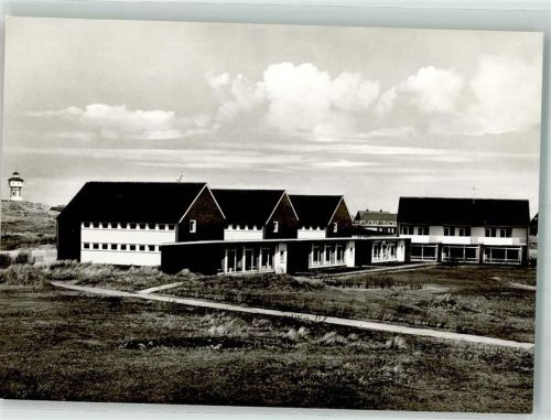 26465 W2941 Langeoog Foto AK Leuchtturm Kindererholungsheim Möwennest