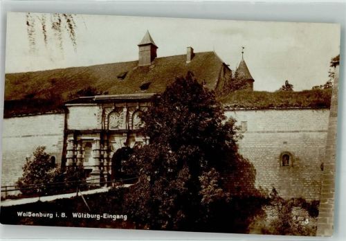 Weißenburg Burg Wülzburg Bahnpost