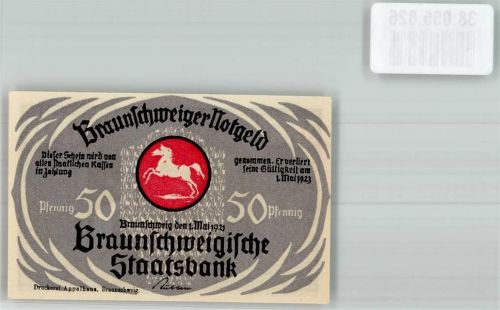 Braunschweig 1921 50 Pfennig