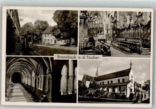 Bronnbach Zisterzienserkloster Bronnbach Kreuzgang Chorgestühl Fotograf Alfred Dittmann