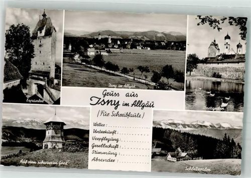 Isny Espantor Schwarzer Grat Panorama des Ortes Stadtgraben Schletteralm Fotograf Roessler