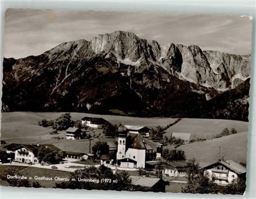 Oberau Dorfkirche Gasthaus Untersberg