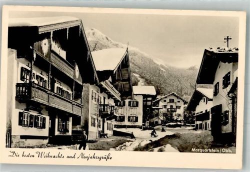 Marquartstein Winter Weihnacht- Neujahrs-Grüße