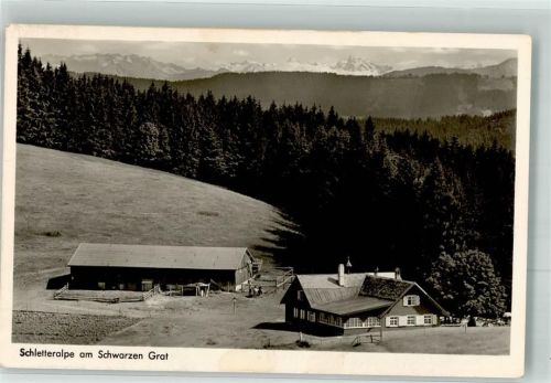 Schletteralm Almhütte am Schwarzen Grat mit Alpenpanorama Fotograf Zodel Hüttenstempel