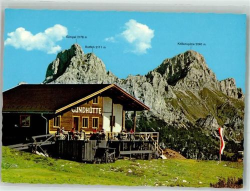 Tannheim Gasthaus Gundhütte